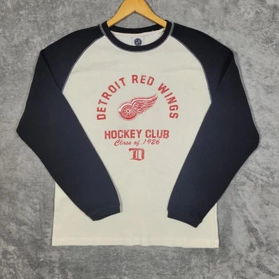Detroit Red Wings Shirt Mens Large Hockey Club Class of 1926 Long Sleeve Thermal - Image 1 of 4