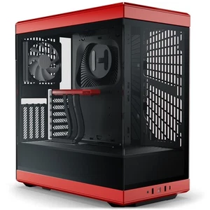 Hyte Y40 Tempered Glass Mid Tower Case Red - Picture 1 of 6
