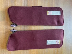1988-1999 Chevy GMC C/K 1500 Silverado Suburban Pair SET Cloth Sun Visors - Picture 1 of 11