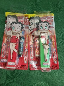 Betty Boop 2 Pkg Sweet Klik Candy Dispenser 2006 NOS - Picture 1 of 11