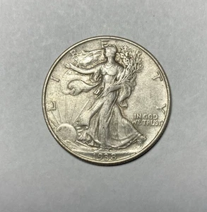 Walking Liberty 1938 medio dólar elección XF+ - Imagen 1 de 2
