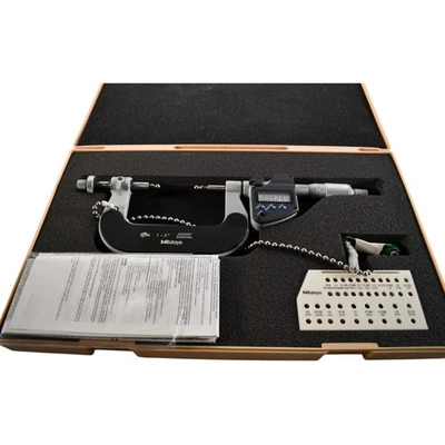 Mitutoyo 324-352-30 Gear Tooth Digital Micrometer 1-2 Inch w/ Engravings  - Image 1 of 4