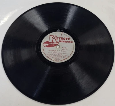 Willie Smith Quintet Willie Weep For Me / September In The Rain Keynote K-620 Foto 1 de 4