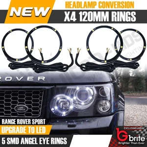 RANGE ROVER SPORT VOGUE 4 X 120 MM ANILLOS SMD CONVERSIÓN DE ESTIRAMIENTO FACIAL OJO ÁNGEL - Imagen 1 de 6