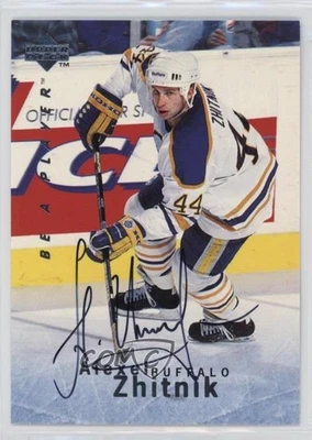 1995-96 Upper Deck Be a Player Auto Alexei Zhitnik #S28 Auto - Image 1 of 3