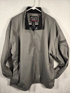 Starbucks Stormtech Jacket Mens XL Pullover Gray 3/4 Zip Windbreaker Embroidered - Bild 1 von 5