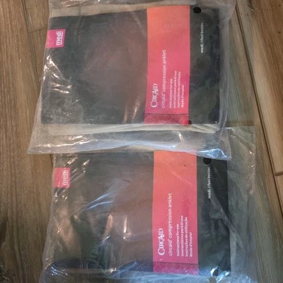 CIRCAID Comfort Compression Anklet Size Large Tan New  2pk - Image 1 of 2