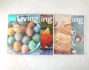 Martha Stewart Living Magazine Lot of 4 2003 Cooking Gardening Crafts Lifestyle - Picture 1 of 6