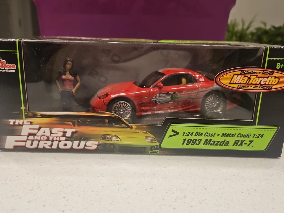 Racing Champions 1993 Mazda RX-7 Mia Toretto The Fast And The Furious 1:24 1/24 - Image 1 of 4