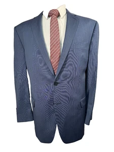 CALVIN KLEIN Hombres Azul REG FIT Lana 2 Botones Traje Abrigo Deportivo Blazer Chaqueta 42R - Imagen 1 de 11