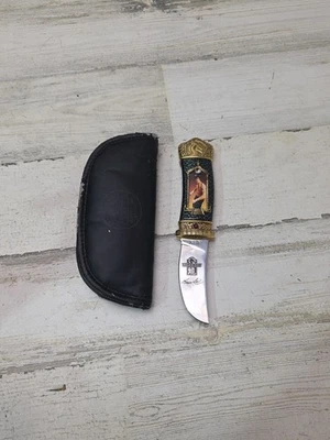 Cuchillo de coleccionista plegable verde Franklin Mint Bruce Lee Dragon Foto 1 de 4