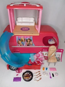 2014 Mattel Barbie Pop Up Camper Motor Dream Home RV Play Set w/Box - Picture 1 of 22