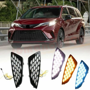 2X For Toyota Sienna XSE 2021-2022 LED Daytime Running Lights/Turn signal Lights - Picture 1 of 8