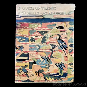 BOOK Antique Asian Textiles Indian Chinese Japan Indonesian chintz silk Mughal - Picture 1 of 10