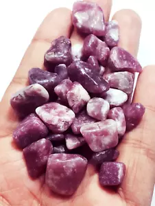 Piedra preciosa suelta áspera 100 % natural de lepidolita 250,40 quilates - Imagen 1 de 6