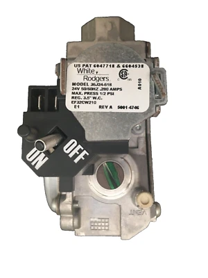 Válvula de gas para horno Carrier EF32CW210 White-Rodgers GEMINI 36J24 618 usada #G133 Foto 1 de 4