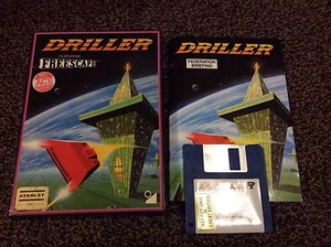 Driller, Featuring Freescape Atari St Game! Complete! Look At My Other Games! - Picture 1 of 1