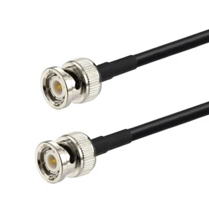 BNC Male to Male Pigtail Cable 3m for Oscilloscope and Signal Function Generator - Picture 1 of 2