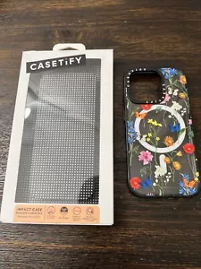 CASETiFY Impact Case With Magsafe for Apple iPhone 15 PRO Ditsy Florals USED - Picture 1 of 9