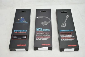 AudioQuest DragonTail USB Extender / Adaptor, Multiple Variations: USB A, Micro - Picture 1 of 6