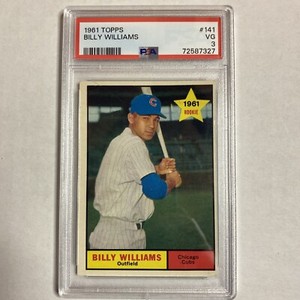 1961 Topps #141 Billy Williams ROOKIE PSA 3