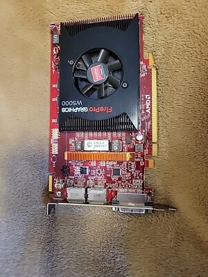 Tarjeta de gráficos de perfil completo Dell AMD FirePro W5000 2 GB GDDR5 DVI doble DVI 0WJ2JT Foto 1 de 4