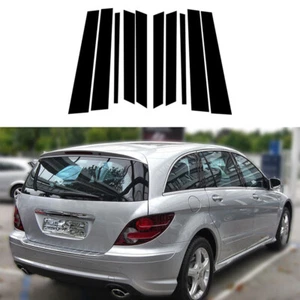 For Mercedes-Benz R-Class W251 2006-2013 Black Pillar Post Trim Cover Decal Kit - Bild 1 von 19