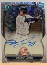 Spencer Jones 2023 Bowman Chrome MOJO Prospect Autograph