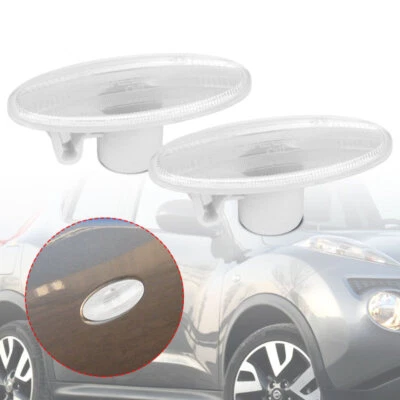 2X Side Turn Signal Marker Light Cover 26160-89900 for Nissan X-TRAIL Qashqai AU - image 1 of 4