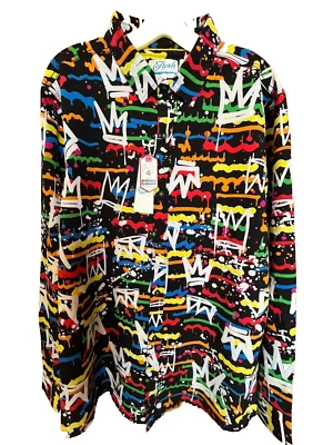 Camisa Fresh Prince Bel Air By Drill Para Hombre Talla Grande Manga Larga Colorida Nueva Años 90 Foto 1 de 4