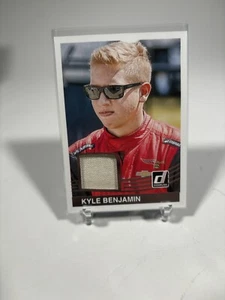 Kyle Benjamin 2017 Panini Donruss Racing Nascar Race Used Fire suit Patch Relic - Picture 1 of 2