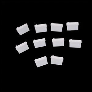 10pcs Clear Rubber A Type Female USB Anti Dust Protector Plugs Stopper Cover _ou - Photo 1/7