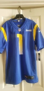 Los Angeles Rams Jersey "Official On The Field" XL Blue Size Small - Picture 1 of 9