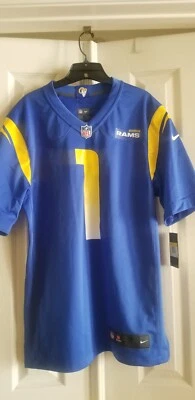 Los Angeles Rams  Jersey "Official On The Field"  XL Blue Size Small - Image 1 of 4