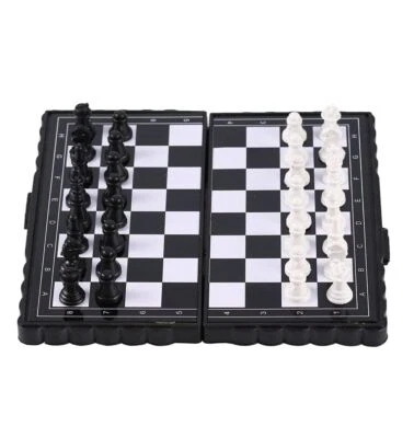 Pocket Size 6 inch Folding Chess Board Game Set for Kids and Adults - Image 1 of 3