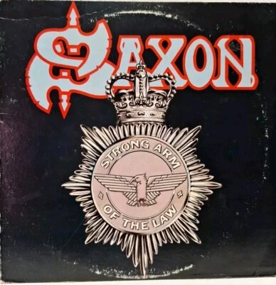 Saxon Strong Arm Of The Law Lp Promo FAST COMBINED SHIPPING AVAILABLE  - Image 1 of 2