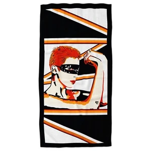 COOL BEACH TOWEL Cotton Large, Sexy Pop Art Unisex Gift, Surf Gym Pool Swim Bath - Picture 1 of 6