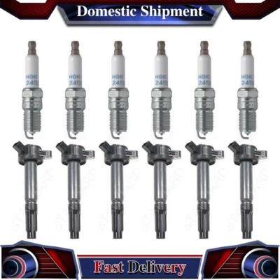 Свеча зажигания стандартная катушка зажигания NGK для Ford Fusion 2007 2008 2009 годов выпуска - Изображение 1 из 4