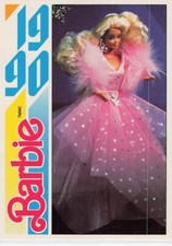 1991 Action/Panini Another First For Barbie 1990 #184 Superstar Barbie 2 