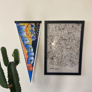 Vintage 90s USA Orlando Magic NBA basketball felt pennant - Picture 1 of 2
