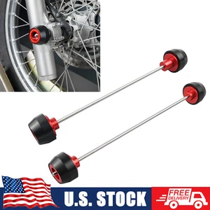 NICECNC Front & Rear Axle Sliders Guard Crash Pad For Honda XR650L 1993-2025 - Foto 1 di 13