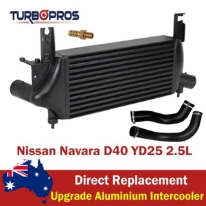 Upgrade Aluminium Intercooler&Hoses For Nissan Navara D40 YD25 2.5L - Picture 1 of 14