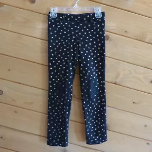 Jumping Bean Black Metallic Stars Waistband Jeggings Pants Girls 6X 6T - Bild 1 von 8