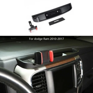 Bandeja de almacenamiento con soporte para teléfono de consola central para Dodge RAM 1500 2010-17 - Imagen 1 de 11