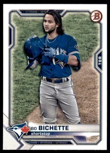 2021 Bowman Stars & Rookies Base #7 Bo Bichette - Toronto Blue Jays