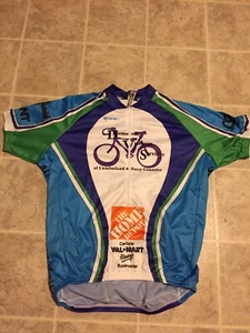 Canari Mens Large Cycling Jersey Domestic Violence Services Cumberland Perry PA - Picture 1 of 5