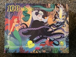 Golden Disney's The Little Mermaid 100 Piece Puzzle Vintage Sealed NOS 4079D