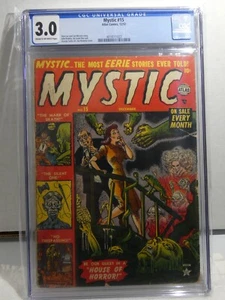 Mystic #15 1952 Atlas Comics CGC 3.0 Precode Horror Joe Maneely - Picture 1 of 2