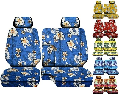 Bonitas fundas de asiento Hawaill para camioneta Toyota T100 93-98 60/40 banco con reposabrazos  Foto 1 de 4