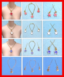 Dreamz STAR PENDANT NECKLACE, SETS or ERS Jewelry for 11.5" doll - 12 Choices! - Picture 1 of 13